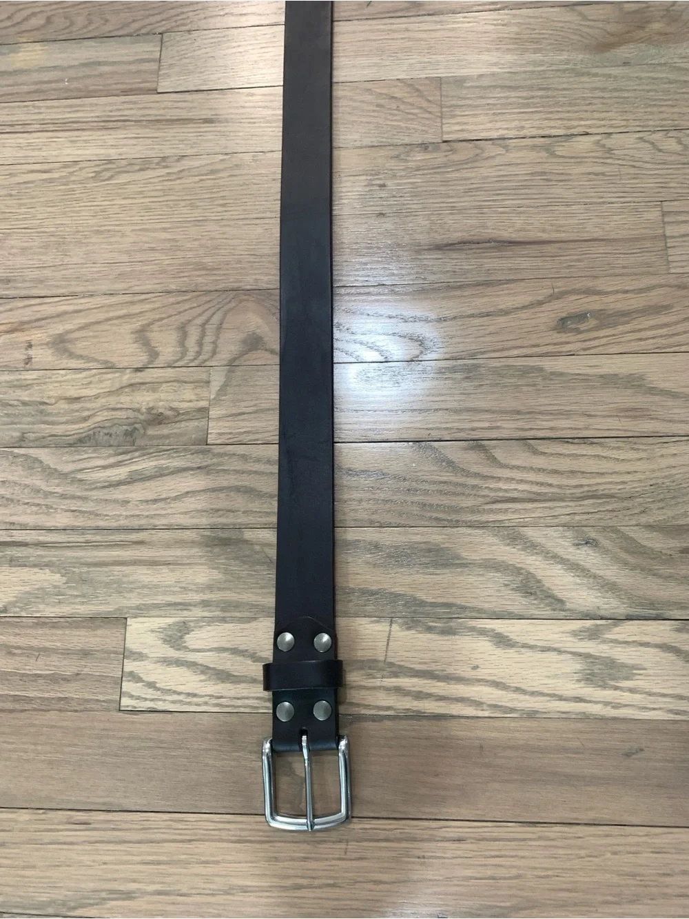 Saddleback Old Bull Leather Belt (32”, black)